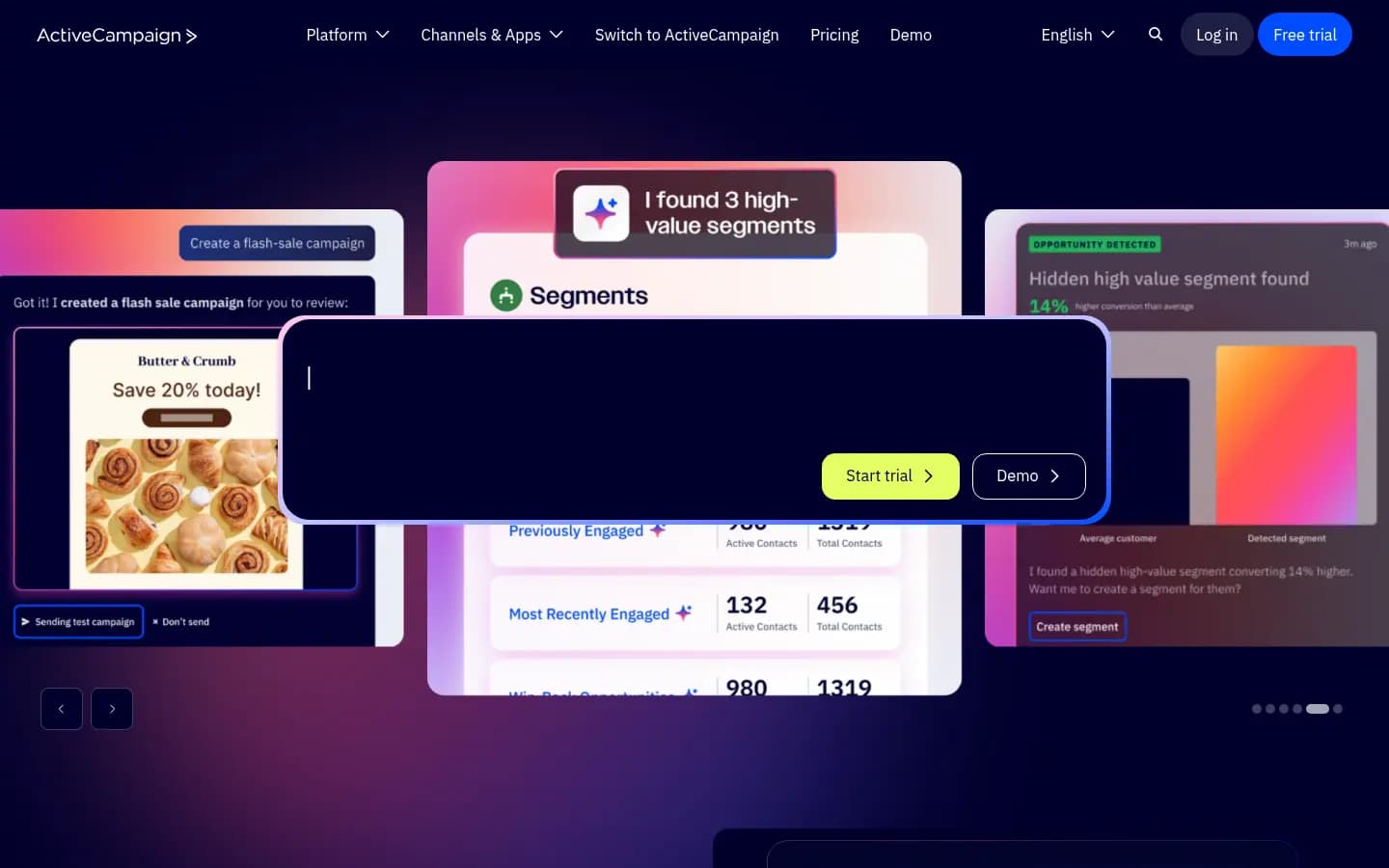 ActiveCampaign AI — AI layered into lifecycle email automation