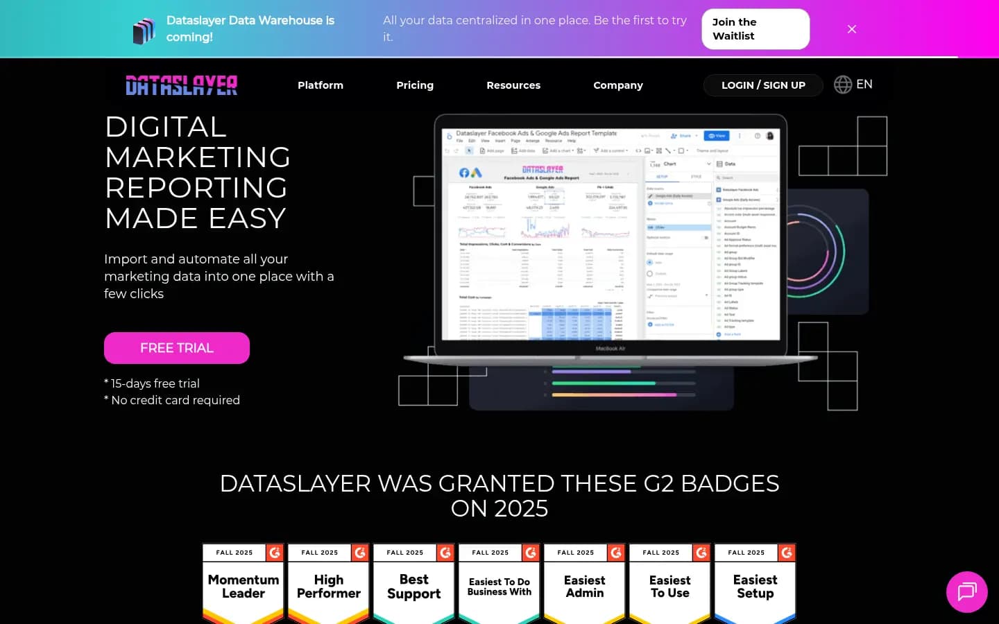 DataSlayer — affordable Supermetrics alternative for ad-platform reporting