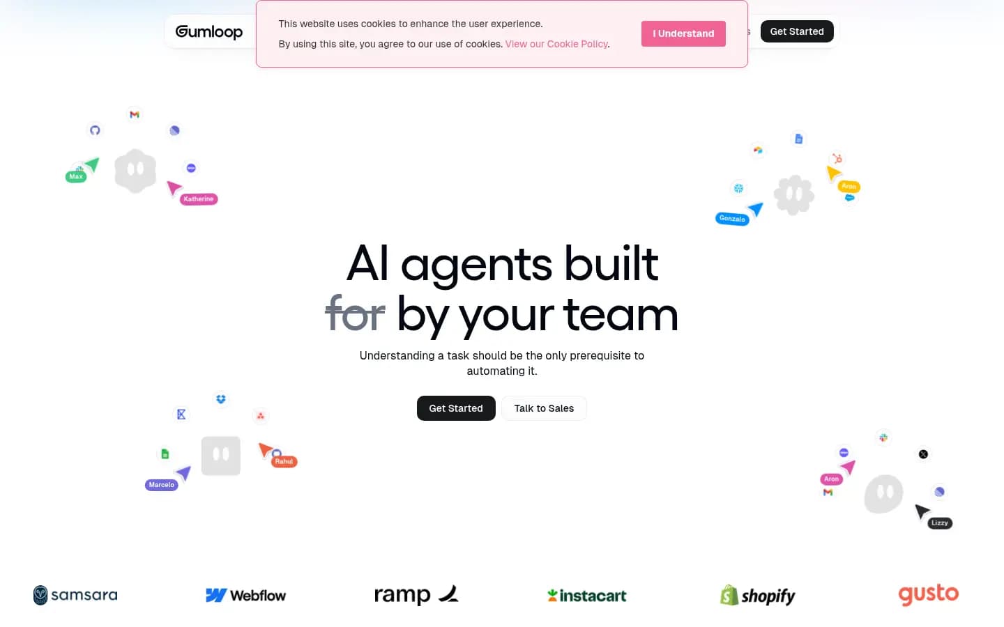 Gumloop — no-code agent automation builder