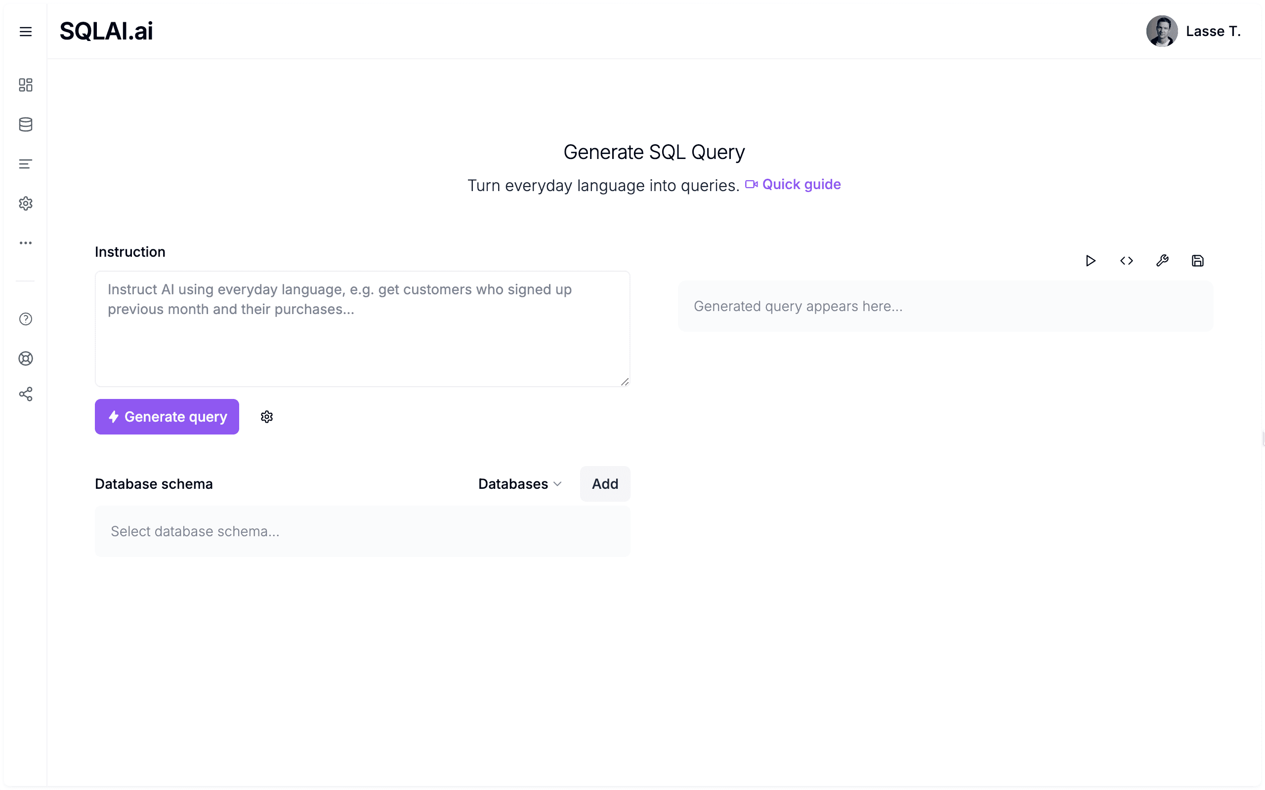 SQLAI SQL query generator